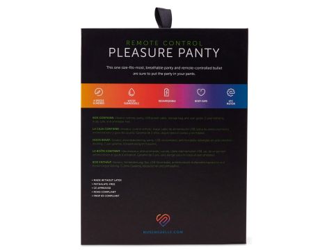 Remote Control Pleasure Panty White - 6