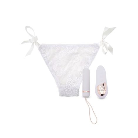 Remote Control Pleasure Panty White