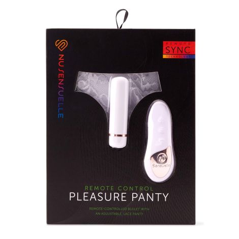 Remote Control Pleasure Panty White - 2