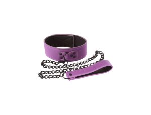 Lust Bondage Collar Purple