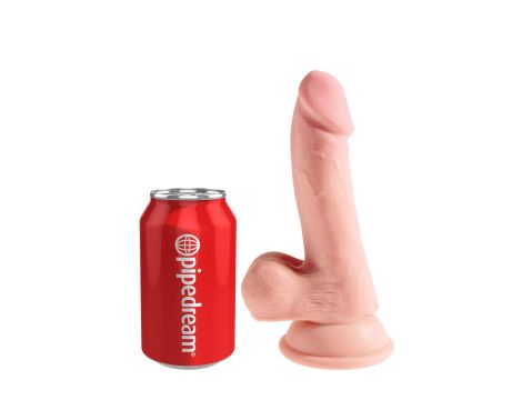 3D Cock with Balls 6.5 inch Light skin tone - 6