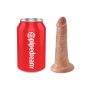 King Cock 5Inch Cock Caramel skin tone - 6