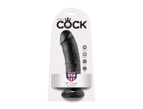 Cock 8 Inch Black - 2