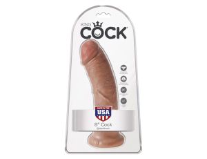 Cock 8 Inch Caramel skin tone - image 2