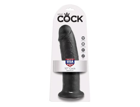 Cock 10 Inch Black - 2