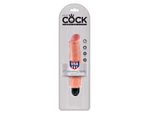 King Cock 7 Inch Vibr Stiffy Light skin tone - image 2