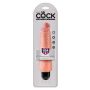 King Cock 8 Inch Vibr Stiffy Light skin tone - 3