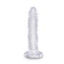 King Cock 6 Inch Cock Transparent - 2