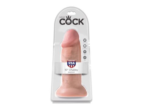 King Cock 10 Chubby Light skin tone - 2