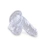 King Cock 5 Inch Cock w Balls Transparent - 6