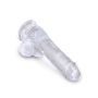 King Cock 6 Inch Cock w Balls Transparent - 5