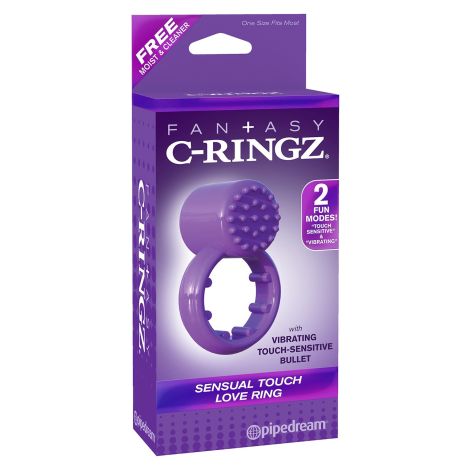 Pierścień-SENSUAL TOUCH LOVE RING PURPLE - 2