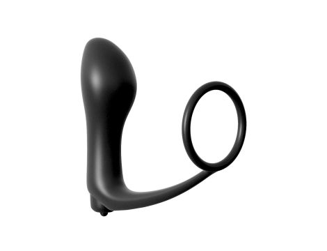 Cockring Vibrating Plug Black