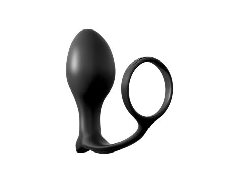 Cockring Advanced Plug Black - 3