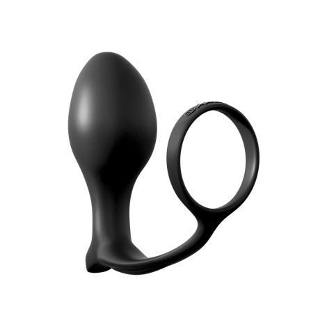 Cockring Advanced Plug Black - 3