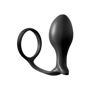 Cockring Advanced Plug Black