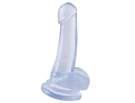 8 Inch Dong with Suction Cup Transparent