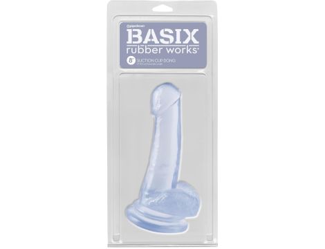 8 Inch Dong with Suction Cup Transparent - 2