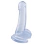 8 Inch Dong with Suction Cup Transparent - 2