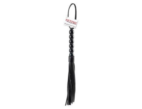 Beaded Cat-o-Nine Tails Black