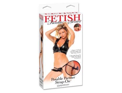 Posable Partner Strap-On Black - 2