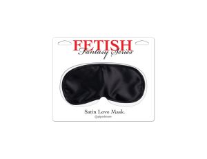 Satin Love Mask Black - image 2