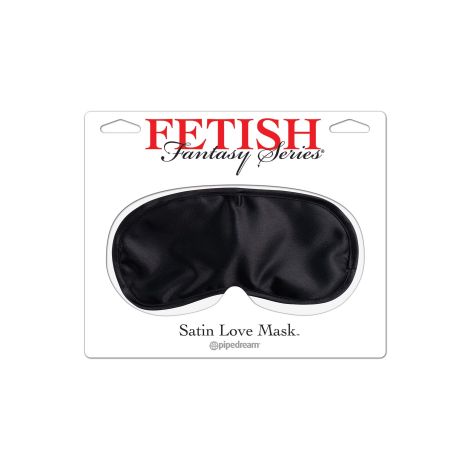 Satin Love Mask Black - 2