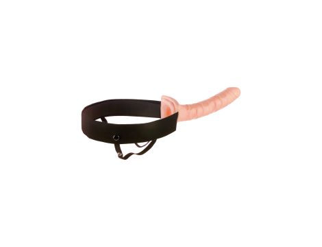 10 Inch Hollow Strap-On Light skin tone - 3