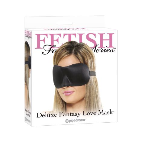 Deluxe Fantasy Love Mask Black - 2