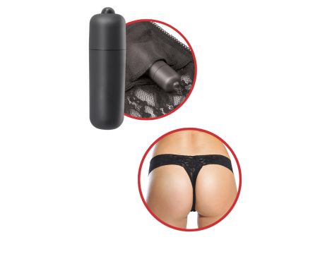 Hanky Spank Me Vibrating Panty Black