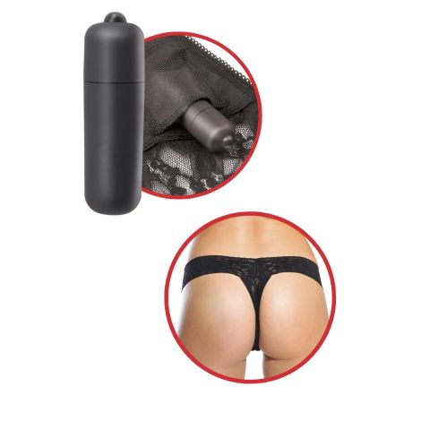 Hanky Spank Me Vibrating Panty Black