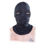 Zipper Face Hood Black - 2