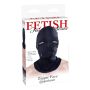 Zipper Face Hood Black - 3