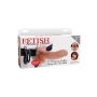 7in. Vibrating Hollow Strap-On Light skin tone - 3