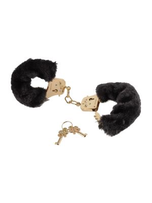 Deluxe Furry Cuffs Gold