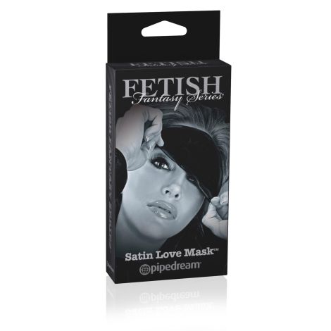 Satin Love Mask Black - 2