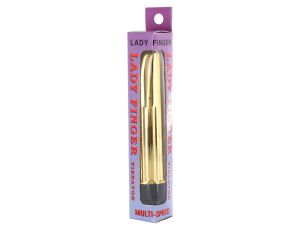 Ladyfinger Mini Vibrator Gold - image 2