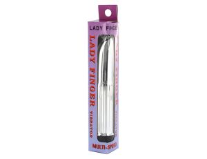 Ladyfinger Mini Vibrator Silver - image 2