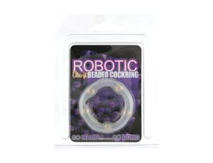 Robotic Beaded Cockring Transparent - image 2