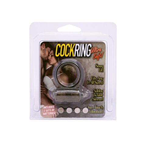 Mini Vibrating Cockring Black - 2