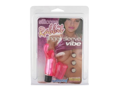 Rabbit Finger Vibrator Pink - 2