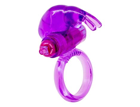 Rabbit Vibrating Cockring Purple