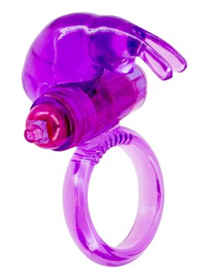 Rabbit Vibrating Cockring Purple