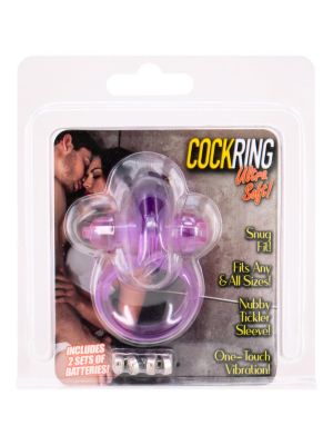 Rabbit Vibrating Cockring Purple - image 2