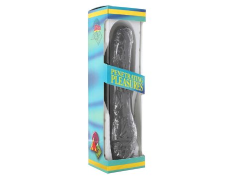 Vinyl P-Shape Vibrator No.2 Black - 2