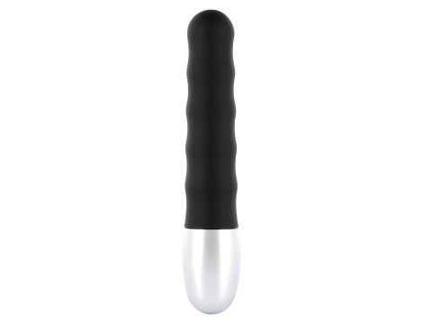 Discretion Ribbed Vibrator Black