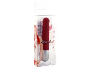 Discretion Ribbed Vibrator Red - image 2