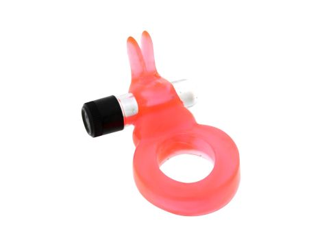 Jelly Rabbit Cockring Red