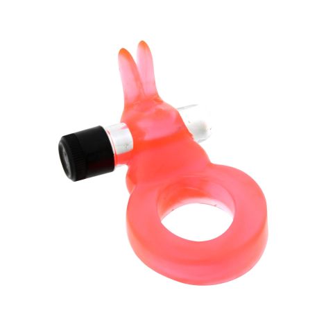 Jelly Rabbit Cockring Red