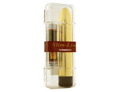 Slimline Smooth Vibrator Gold - 2